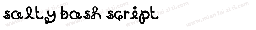 Salty Bash Script字体转换